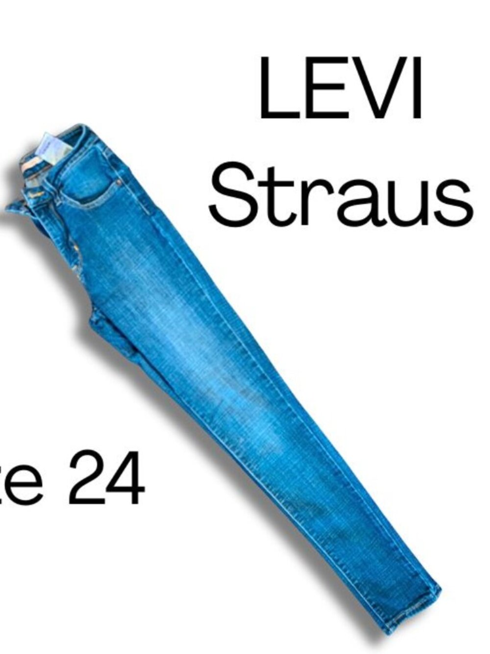 Levi's 721 High Rise Skinny Jeans Blue 24